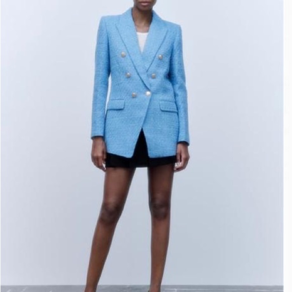 Zara blue blazer new